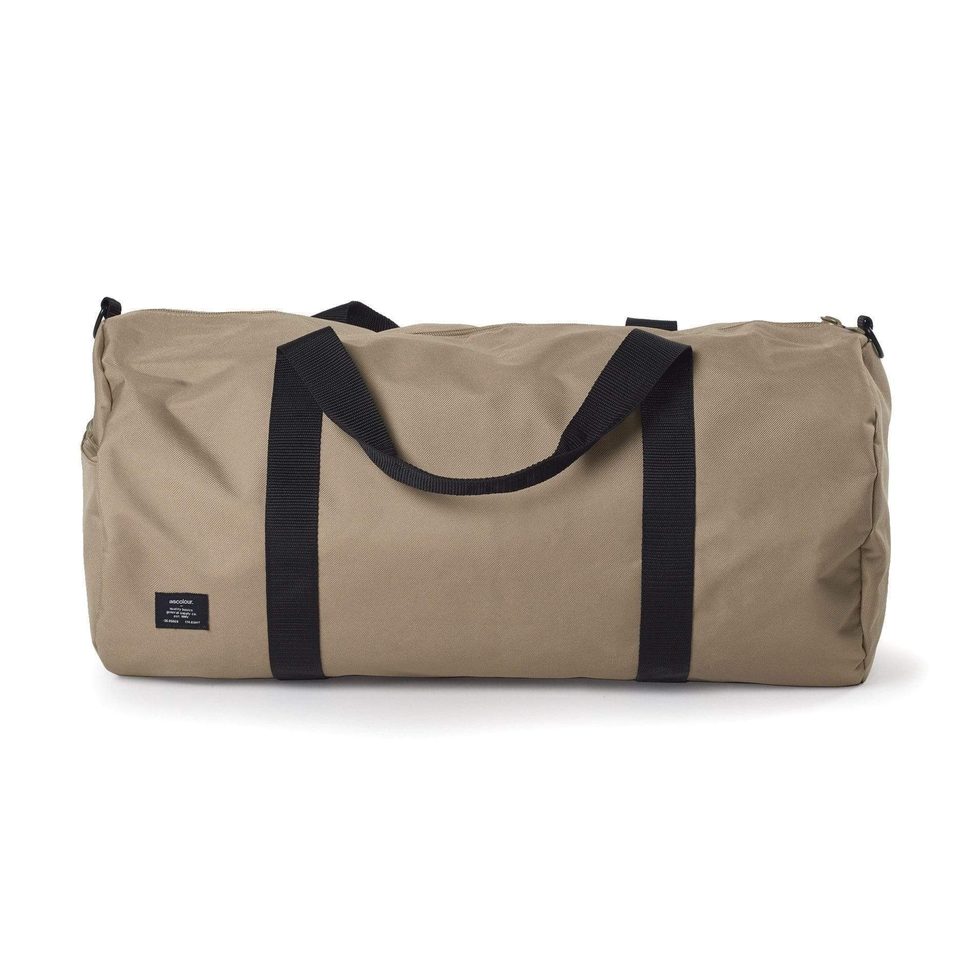 As Colour area contrast duffle bag 1008 Active Wear As Colour KHAKI/BLACK OS